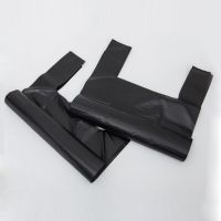 谋福1212 加厚黑色垃圾袋酒店环卫办公塑料袋 (加厚平口式 80*90 50只装 )