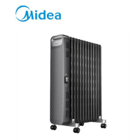 美的 Midea NYX-G1 取暖器电暖器烤火炉油汀13片家用办公室干衣2200W恒温(台)