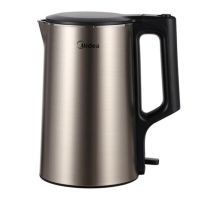 美的(Midea)家用烧水壶 双钢防烫防干烧热水壶 304不锈钢开水壶 电热水壶 PJ17A01(单位:个)