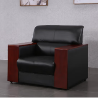 東業家具(DONGYEFURNITURE)办公沙发简约现代商务接待室会客单人三人位办公室茶几组合套装(单位:张)