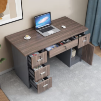 東業家具(DONGYEFURNITURE)办公桌电脑桌简约现代职员老板桌新中式单人办公位写字台1.4米桌办公桌单位:张