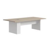 仓迪(CANGDI)会议桌洽谈桌 实木麻白+纳米原橡 P-WNA-T24A 2400*1200*750mm(单位:张)