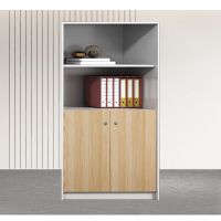 仓迪 W12M-M1 文件柜 书柜 储物柜 实木麻白+纳米原橡1200W×400D×2000H(MM)(单位:组)