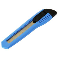 得力 2003 美工刀 (单位:把) 蓝色.