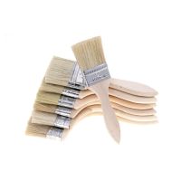 苏识 ZGW682 工业船用防水木柄加厚清洁刷油漆刷 1寸一次性毛刷 10把(单位:把)