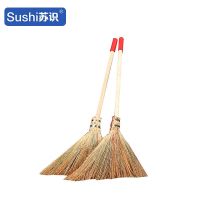 苏识 农村老式扫帚手工车间物业清洁扫地庭院高粱苗扫把笤帚 高1.2m 头宽58cm (单位:把)