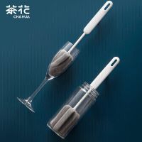 茶花 海绵刷洗杯子刷长柄清洁洗杯刷神器保温杯刷奶瓶茶杯长把多功能瓶刷 5把装 219001(单位:把).