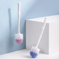 茶花塑料马桶刷子卫生间清洁长柄洁厕刷挂墙式厕所刷 4305 灰色1个装(单位:个).