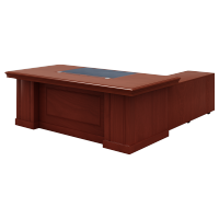 臻远ZY-DBT-14 油漆家具老板桌大班台办公桌主管经理桌含副柜2.0米 2000*1000*760(张)