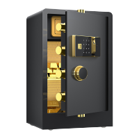 臻远ZY-NW-BXGS-49全钢实心保险柜办公防盗保险箱 高80cm黑色指纹款440*400*800(台)