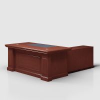 臻远ZY-BGZ-11油漆家具老板桌大班台办公桌主管经理桌含副柜1600*800*760(张)