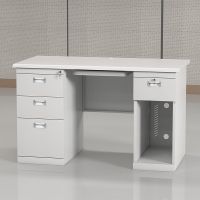 臻远ZY-GZZ-01办公桌钢制电脑桌办公桌职员桌员工桌学生写字台1.2米A款1200*600*750(张).