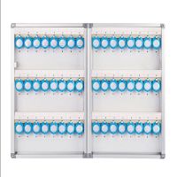 册宣 钥匙箱管理盒壁挂式房产中介汽车钥匙柜管理柜密码锁匙收纳盒挂墙 48位钥匙箱(单位:个)