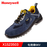 霍尼韦尔 防砸防静电防滑耐油,翻毛皮+网布,透气性好SHX1S23501单位(双)