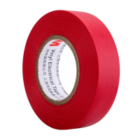 3M 1600# 18mm*20m*0.15mm 绝缘胶带 (计价单位:卷) 无铅耐磨防潮耐酸碱 红色