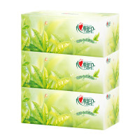 心相印 H200 茶语系列 200抽盒抽面巾纸 3盒/提 12提/箱 (单位:提)