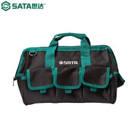 世达(SATA)多功能加厚耐磨工具包工具袋帆布工具包维修包单肩电工包17英寸95184