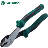 世达(SATA)省力型斜嘴钳斜口钳偏口钳子电工钳斜咀钳剪切钳子铬钒钢72301B(6英寸).