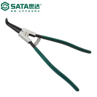 世达(SATA)德式轴用曲口弯口卡簧钳弹簧钳子电工机修维修工具72024(13英寸)