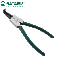 世达(SATA)德式轴用曲口弯口卡簧钳弹簧钳子电工机修维修工具72023(9英寸).