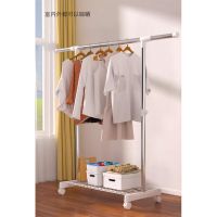 蕙艺伸缩落地晾衣架 挂晒落地衣架 室内外晒衣架 长度85-145cm(单位:个).