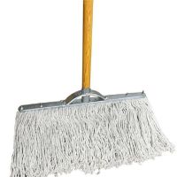 易力 40cm木杆拖把老式墩布尘推棉线拖把 可悬挂拖把工(单位:把).