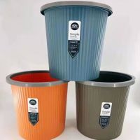 易力 塑料垃圾桶卫生间无盖垃圾桶 颜色随机(单位:个).