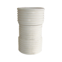 联塑 LESSO PVC-U双壁波纹管配件 直通 快速接头 白色 dn315.