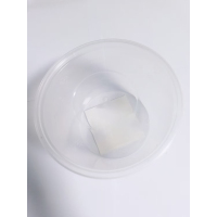 千苏 透明圆形一次性用品(带盖) 750mL 300只 1箱