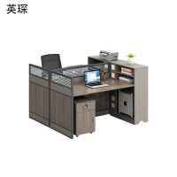 英琛 双人位(不含柜椅)一字型两人位 屏风工位 1500*1200*1100±30mm 1张