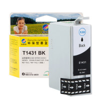 科思特 T1431 BK 黑色墨盒 适用爱普生 WORK FORCE WF-7018/WF-7511/WF-7521