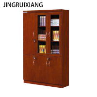 JINGRUIXIANG 柜 1200*400*2000±30mm 木质资料柜办公柜双玻璃 左柜门 1个