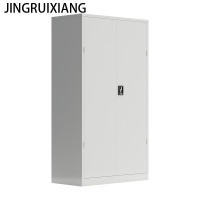 JINGRUIXIANG 柜 1000*500*1800±30mm 车间收纳柜 灰白色 带挂孔 五层 1个