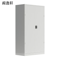 阁逸轩 1000*500*1800±30mm 车间收纳柜 灰白色 带挂孔 五层 柜 1个