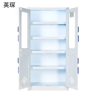 英琛 PP酸碱柜 耐腐蚀双锁上玻下实药品柜 柜 900*450*1800±30mm 1个