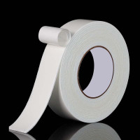 冰禹 强力双面胶两面高粘薄 透明胶带 办公加厚不易留痕双面 50mmX50m