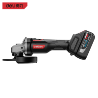 deli得力角磨机充电式小型打磨机100mm/20V锂电 无刷切割机DE-JM20-1D4