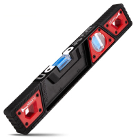 得力(deli)水平尺 实心铝压铸(红)300mmDL290301