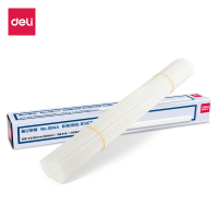 得力(deli)3844 5.8mm装订机装订铆管 100支/盒 装订器 热熔胶管尼龙管塑料管财务装订机耗材
