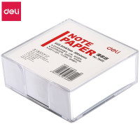 得力(deli)7600 91*87mm300页 办公便条纸 便签本空白纸 单位:盒
