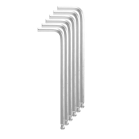 得力(deli)DL3317 公制特长球头内六角扳手 螺丝刀 内六方 扳手 17MM