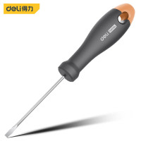 得力(deli)HT1103C home系列一字 螺丝批 防滑螺丝刀 带磁性改锥 起子 3×75MM