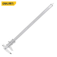 得力(deli)DL92300P 游标卡尺 不锈钢 内径外径卡尺 0-300MM