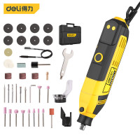 得力(deli)DL-DM03-W2 DIY可调速 电磨机 数显软轴 玉石雕刻机 打磨机 200W