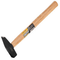 得力(deli)DL442500 木柄钳工锤 焊工除渣锤 除锈锤 钣金锤 榔头 锤子 500g