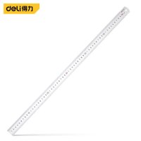 得力(deli) 不锈钢直尺刻度 尺公制刻度绘图钢尺60cm DL8600