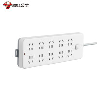 公牛(BULL)过载保护 插座/插线板/插排/排插/接线板/拖线板GN-218 10位总控全长5米