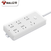 公牛(BULL)GN-B15D 16A 空调插座 插线板 6位总控 全长3米1.5mm2