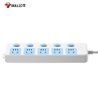 公牛(BULL)新国标插座/插线板 /插排/接线板/拖线板 5位分控全长3米 GN-316 10A 220V 20