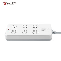 公牛 (BULL)过载保护插座/插线板/ 插排/排插/接线板/拖线板GN-216 6位总控全长3米